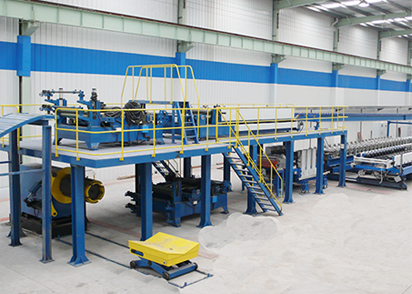 PU &SV Rockwol Sandwich Panel Line in Beststeel Company