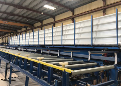 PU &F Sandwich Panel Line in UAE